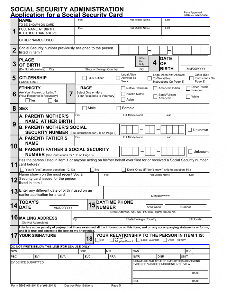 free social security card Intended For Blank Social Security Card Template Download