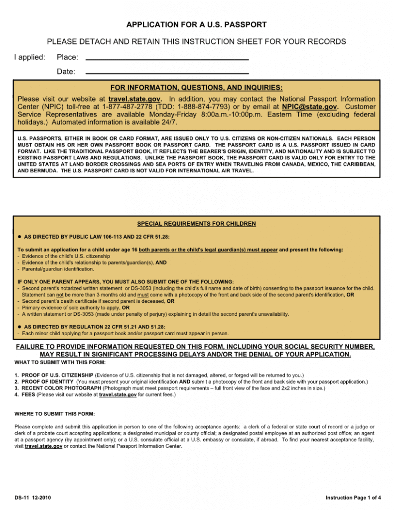 free ds 11 form