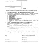Alaska Small Estate Affidavit Form P 350