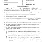 Denton County Texas Small Estate Affidavit Form